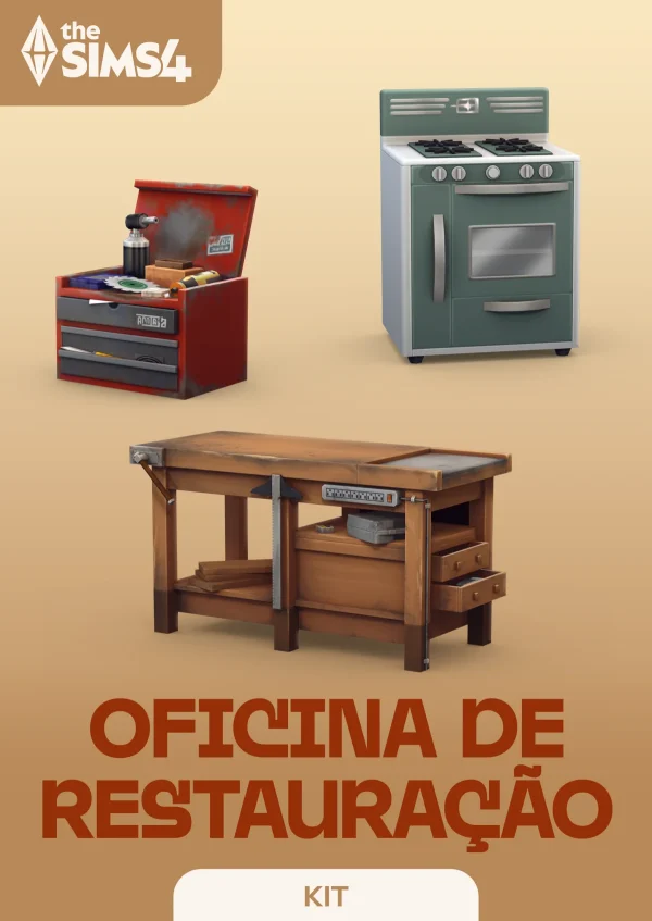 The Sims 4 Kit Oficina de Restauração, Melhor Idade e Itens de Cozinha são Lançados