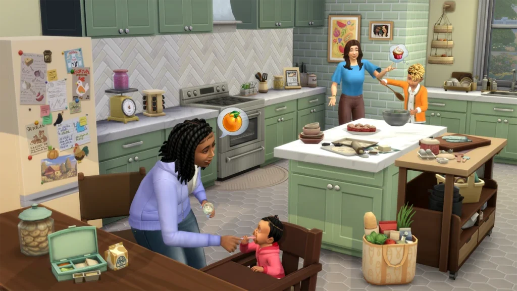 The Sims 4 Kit Oficina de Restauração, Melhor Idade e Itens de Cozinha são Lançados