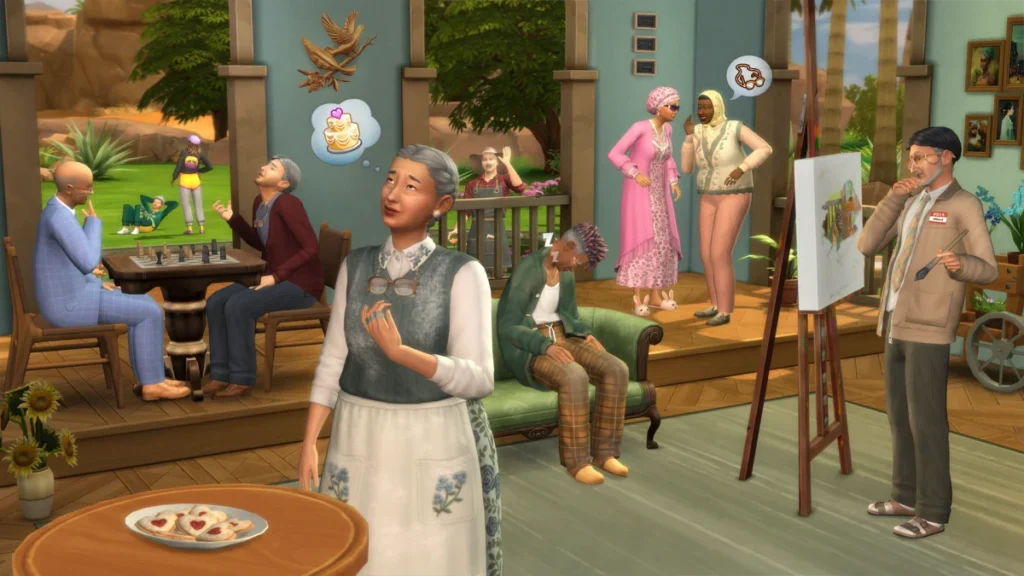 The Sims 4 Kit Oficina de Restauração, Melhor Idade e Itens de Cozinha são Lançados