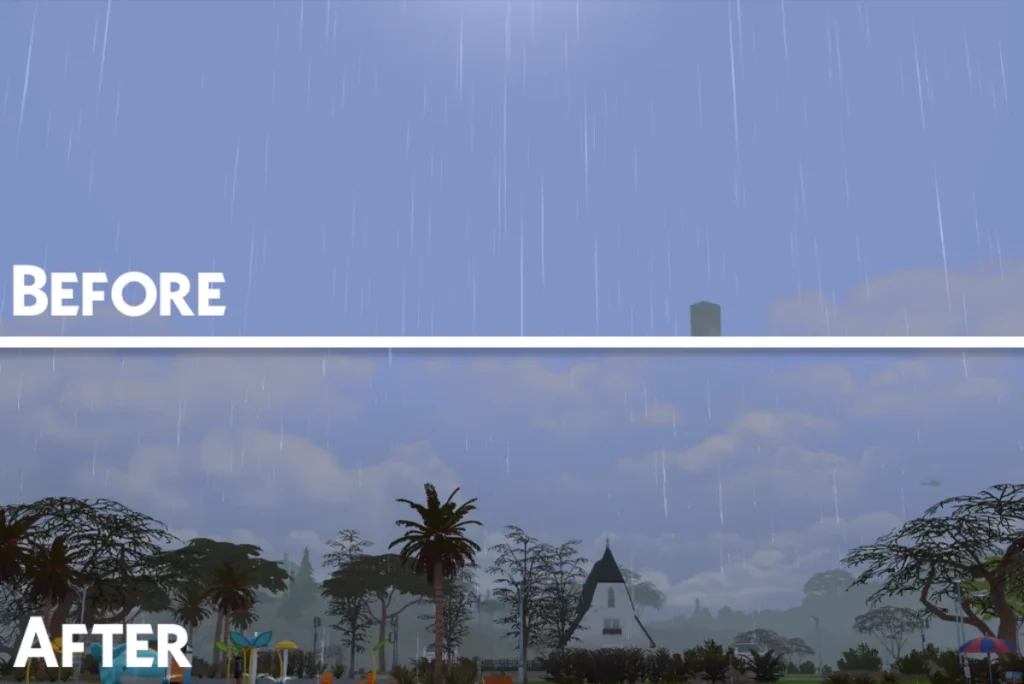 The Sims 4: Mod Texturas de Climas Melhoradas
