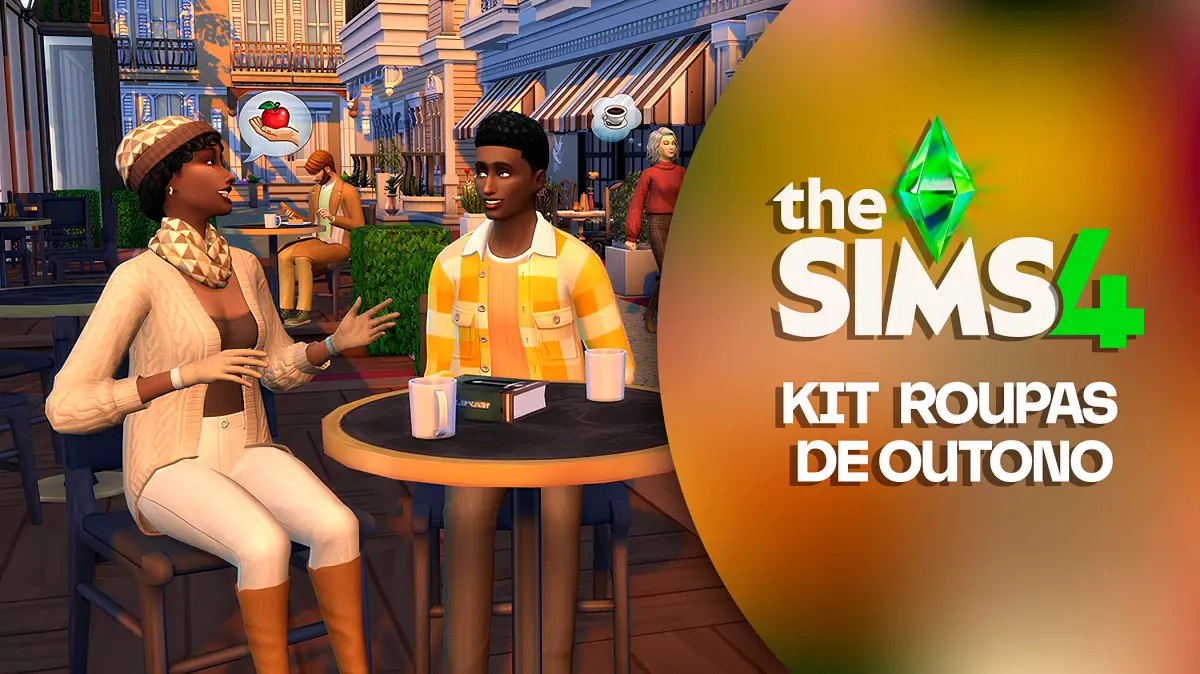 the sims 4 kit roupas de outono anuncio capa n