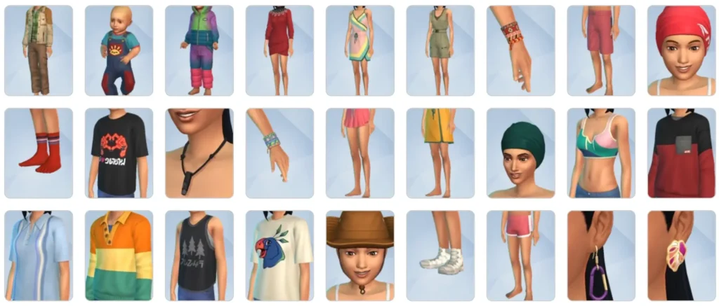 The Sims 4 Novas Aventuras: Todos os Itens do Pacote