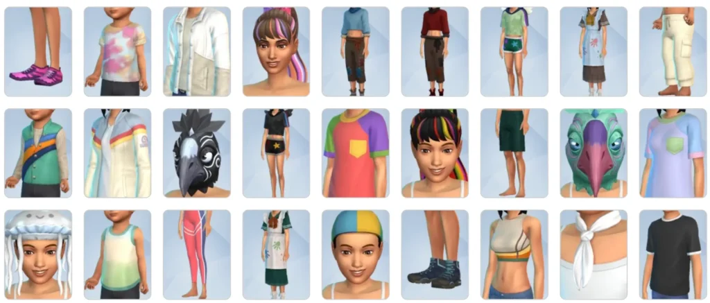 The Sims 4 Novas Aventuras: Todos os Itens do Pacote