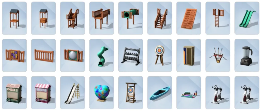 The Sims 4 Novas Aventuras: Todos os Itens do Pacote