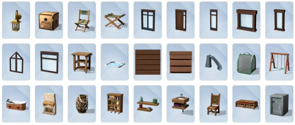 The Sims 4 Novas Aventuras: Todos os Itens do Pacote