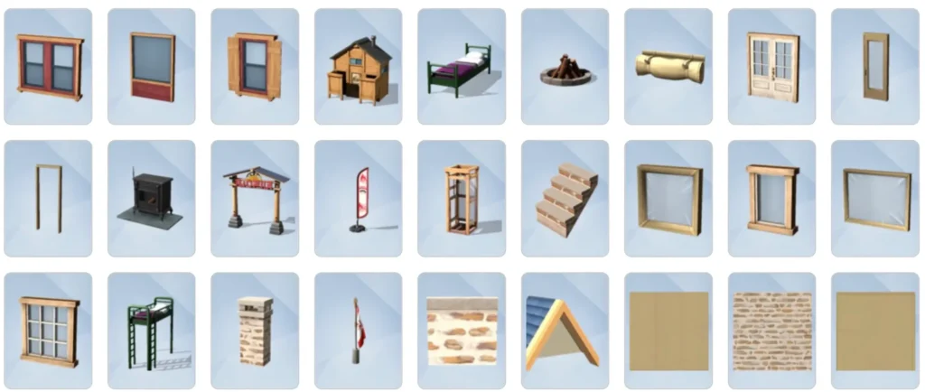 The Sims 4 Novas Aventuras: Todos os Itens do Pacote