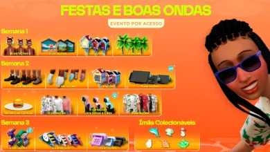 Evento Festas e Boas Ondas Começa no The Sims 4
