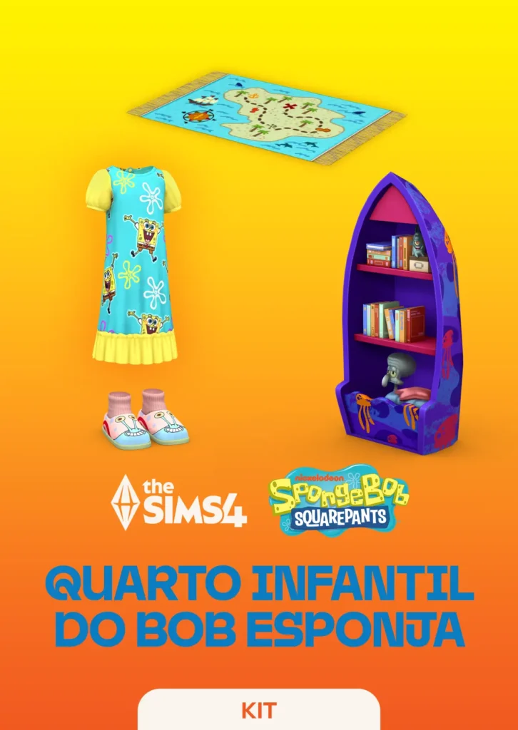 The Sims 4 Anuncia Kits do Bob Esponja