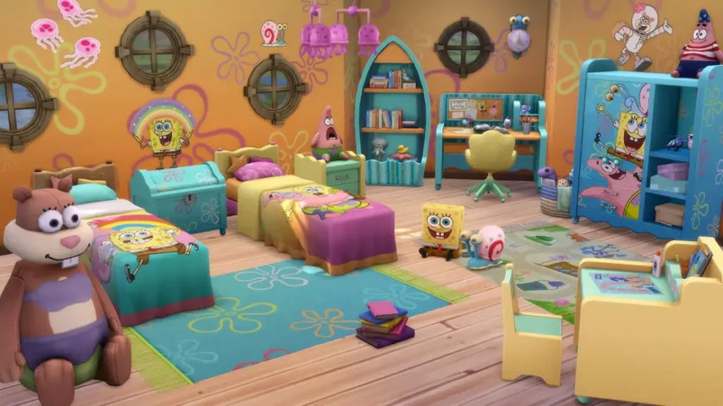 the sims 4 bundle casa do bob esponja quarto infantil do bob esponja imagens 4