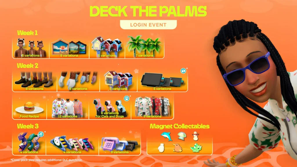 The Sims 4: Evento Festas e Boas Ondas