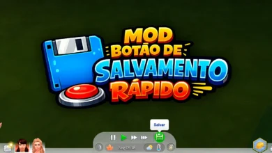 The Sims 4: Mod Botão de Salvamento Rápido