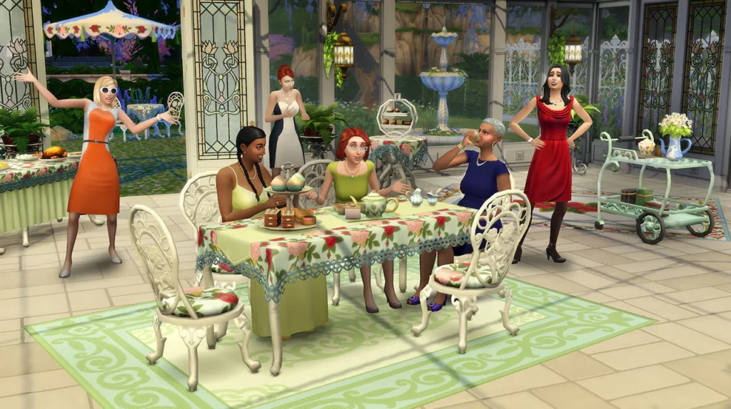 The Sims™ 4 Kit Hora do Chá no Solário