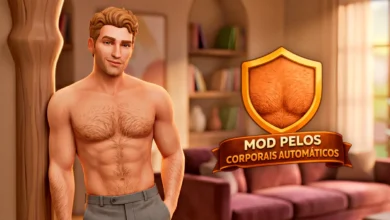 The Sims 4: Mod Pelos Corporais Automático