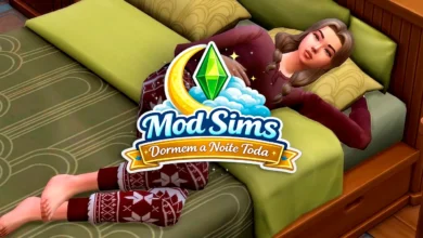 The Sims 4: Mod Sims Dormem a Noite Toda