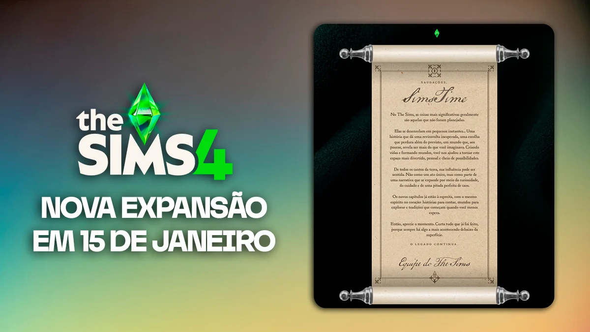 The Sims 4: Nova Expansão Será Anunciada em 15 de Janeiro