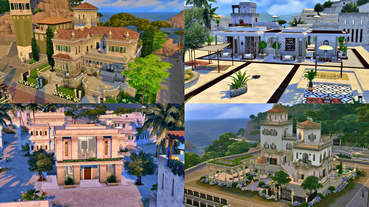 the sims 4 trono e gloria os 11 lotes de ondarion feitos por jogadores