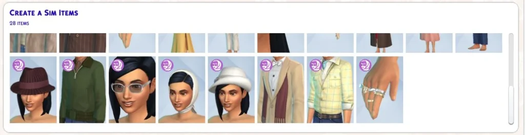 The Sims 4 Kit Estilo Cinematográfico - Itens