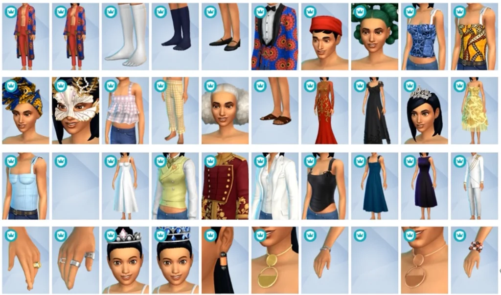 Todos os Itens do The Sims 4 Trono e Glória: Prévia Completa
