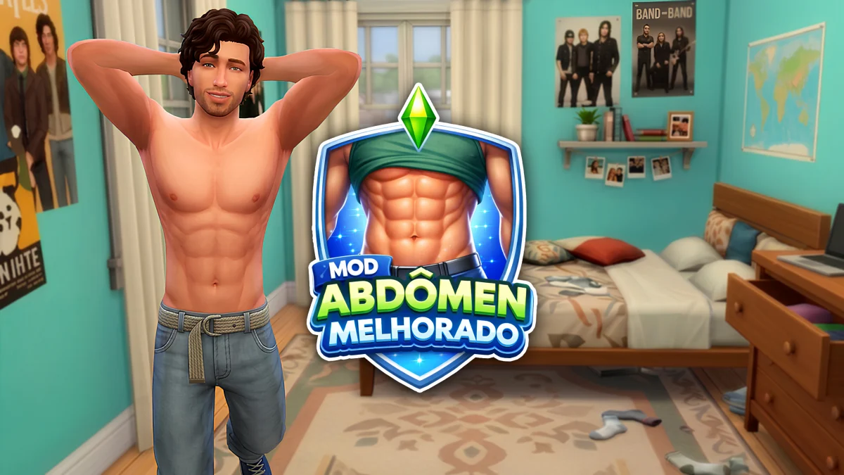 The Sims 4: Mod Abdômen Melhorado