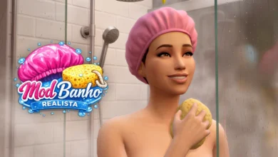 The Sims 4: Mod Banho Realista
