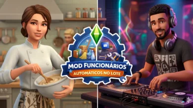 The Sims 4: Mod Funcionários Automáticos no Lote