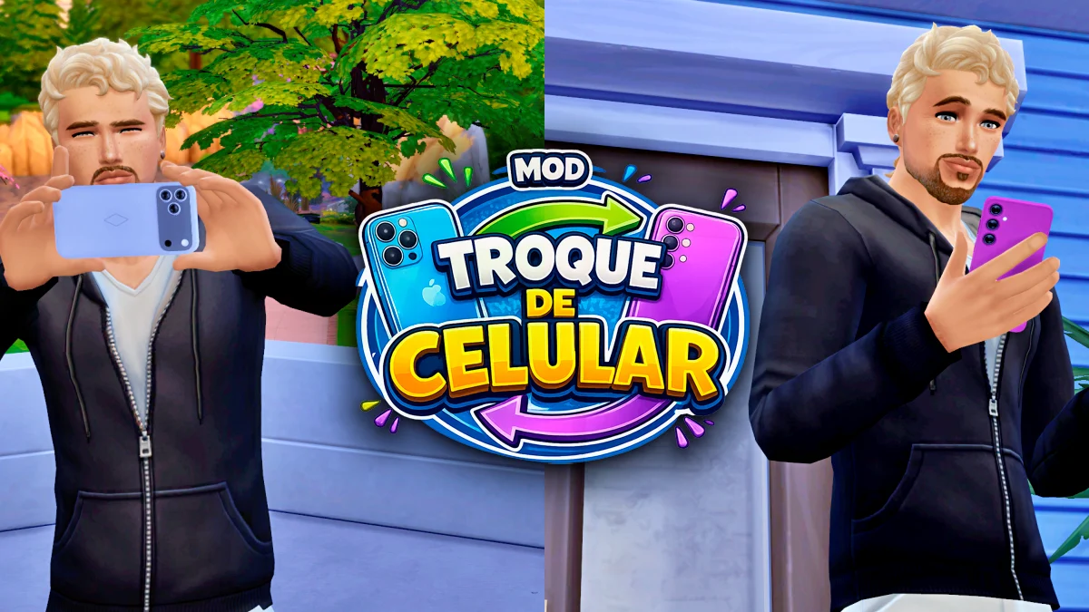 The Sims 4: Mod Troque de Celular