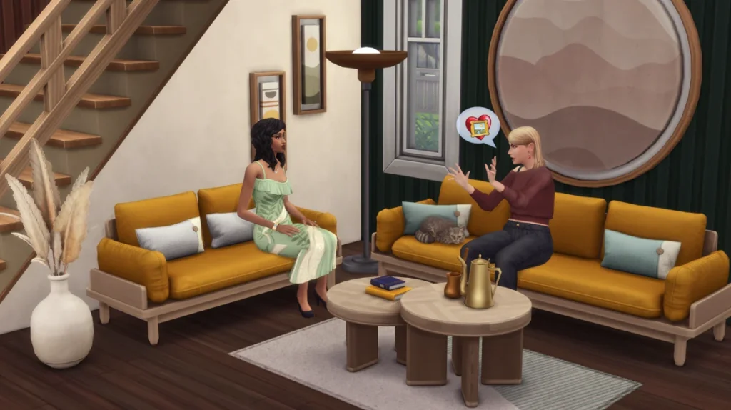 The Sims 4 Quarto japandi