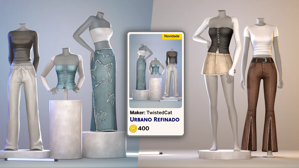 The Sims 4 Urbano Refinado Chega ao Marketplace