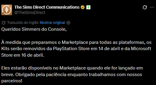 the sims direct anuncio marketplace consoles