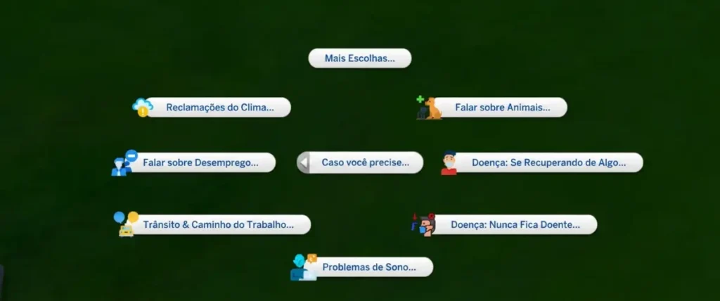 The Sims 4: Mod Conversas do Dia a Dia