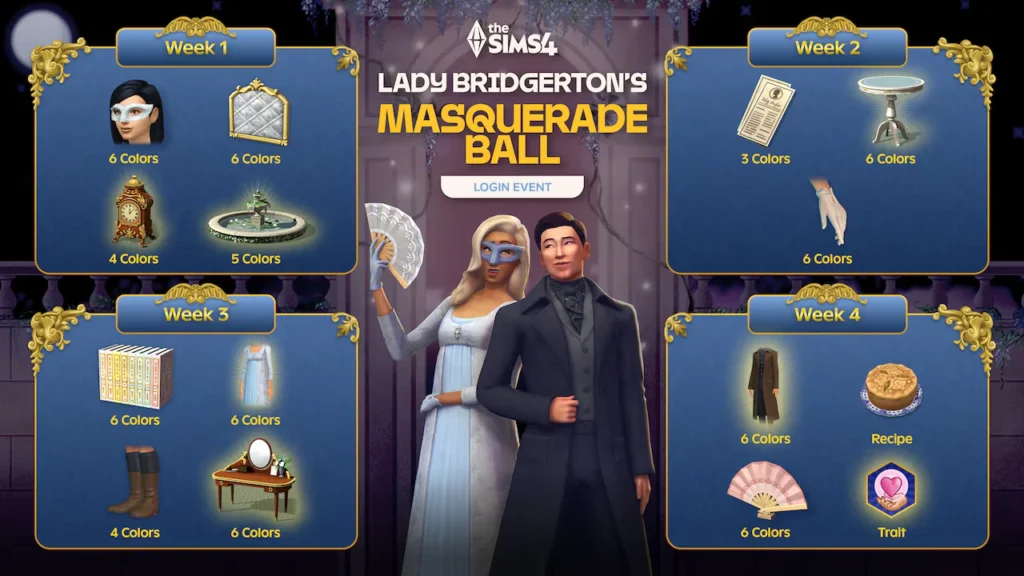 The Sims 4 Anuncia Kits Lady Bridgerton e Novo Evento de Jogo