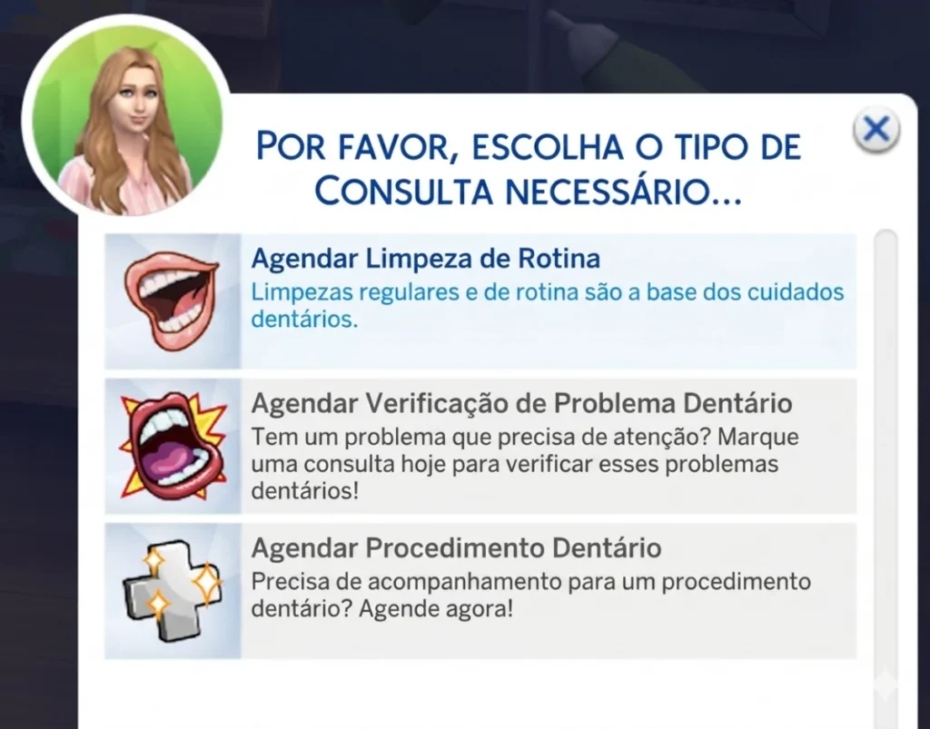 The Sims 4: Mod Cuidado Bucal