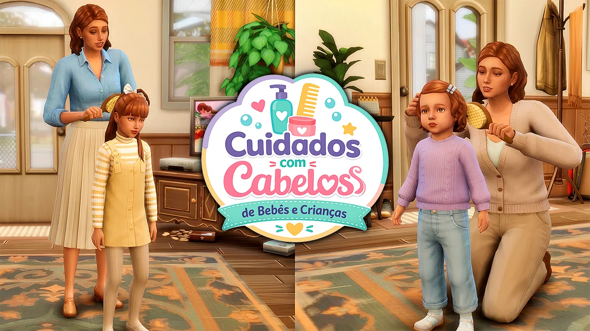 The Sims 4: Mod Cuidados com Cabelos de Bebês e Crianças